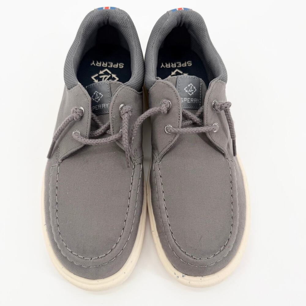 Sperry Grey Canvas Boat Shoe Women’s Size 9 NWOT Comfort Travel Lightweight NWOT